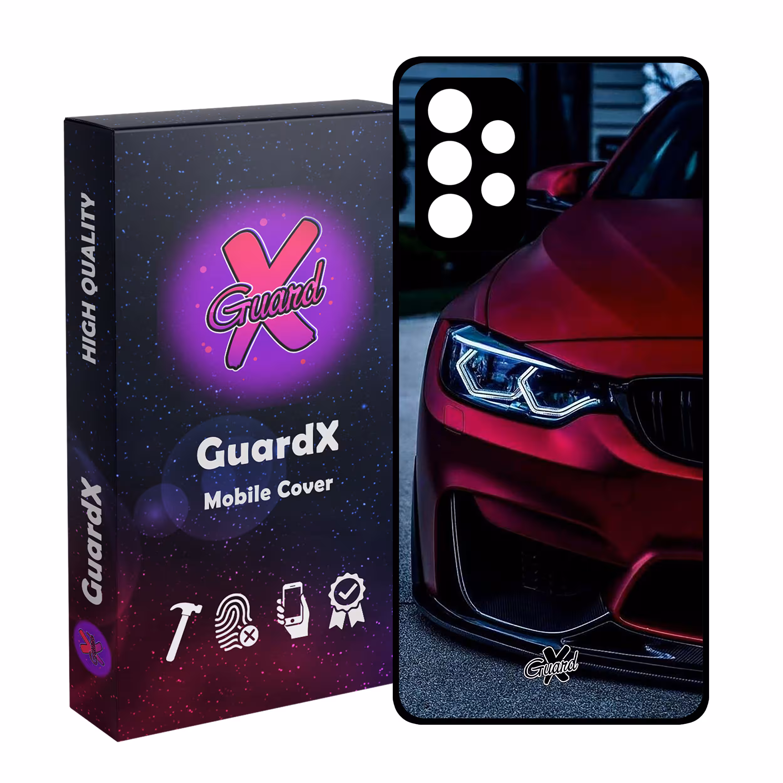 کاور گارد ایکس طرح BMW مدل Glass10298 مناسب برای گوشی موبایل سامسونگ Galaxy A72