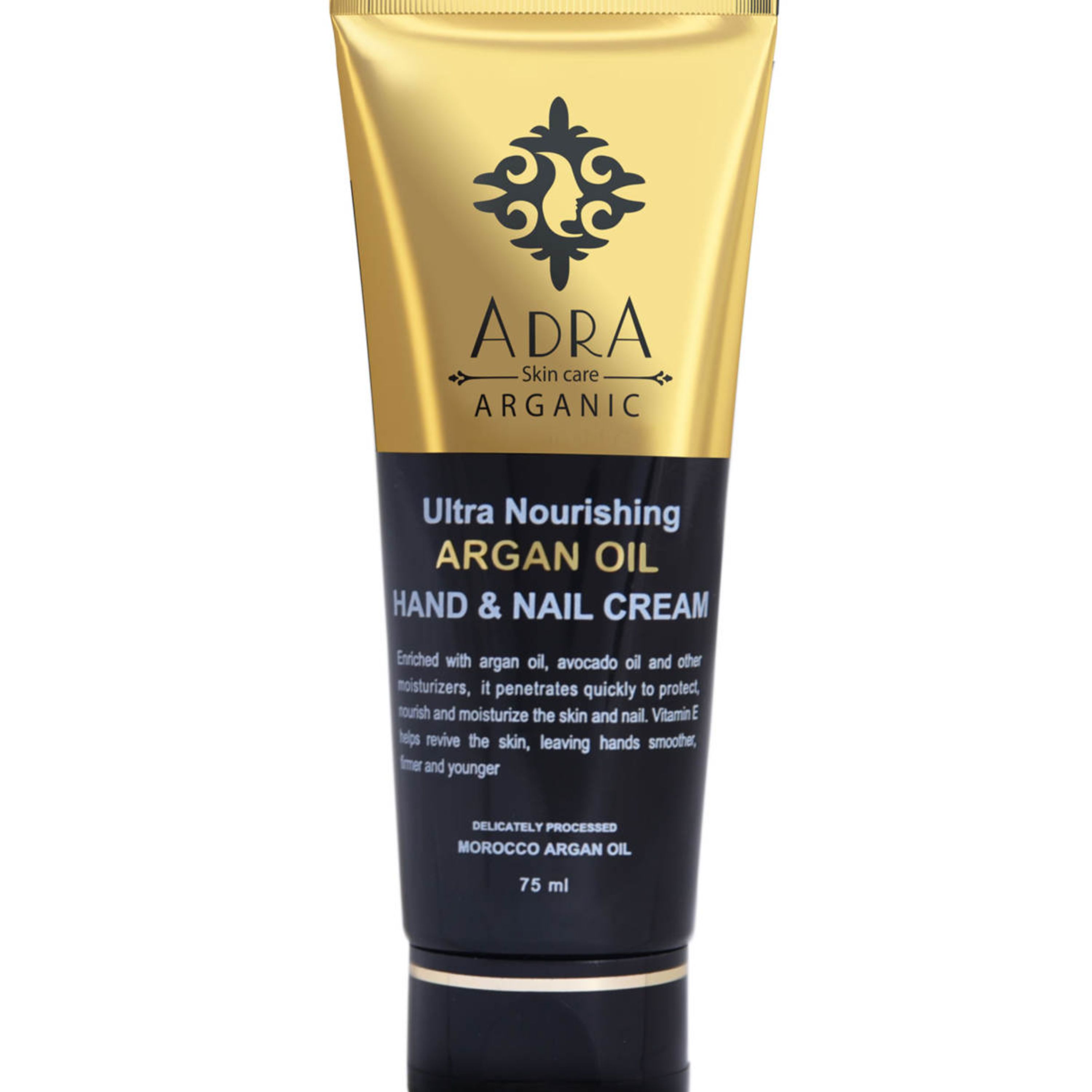 کرم مرطوب کننده دست و ناخن آدرا مدل Argan Oil حجم 75 میلی لیتر