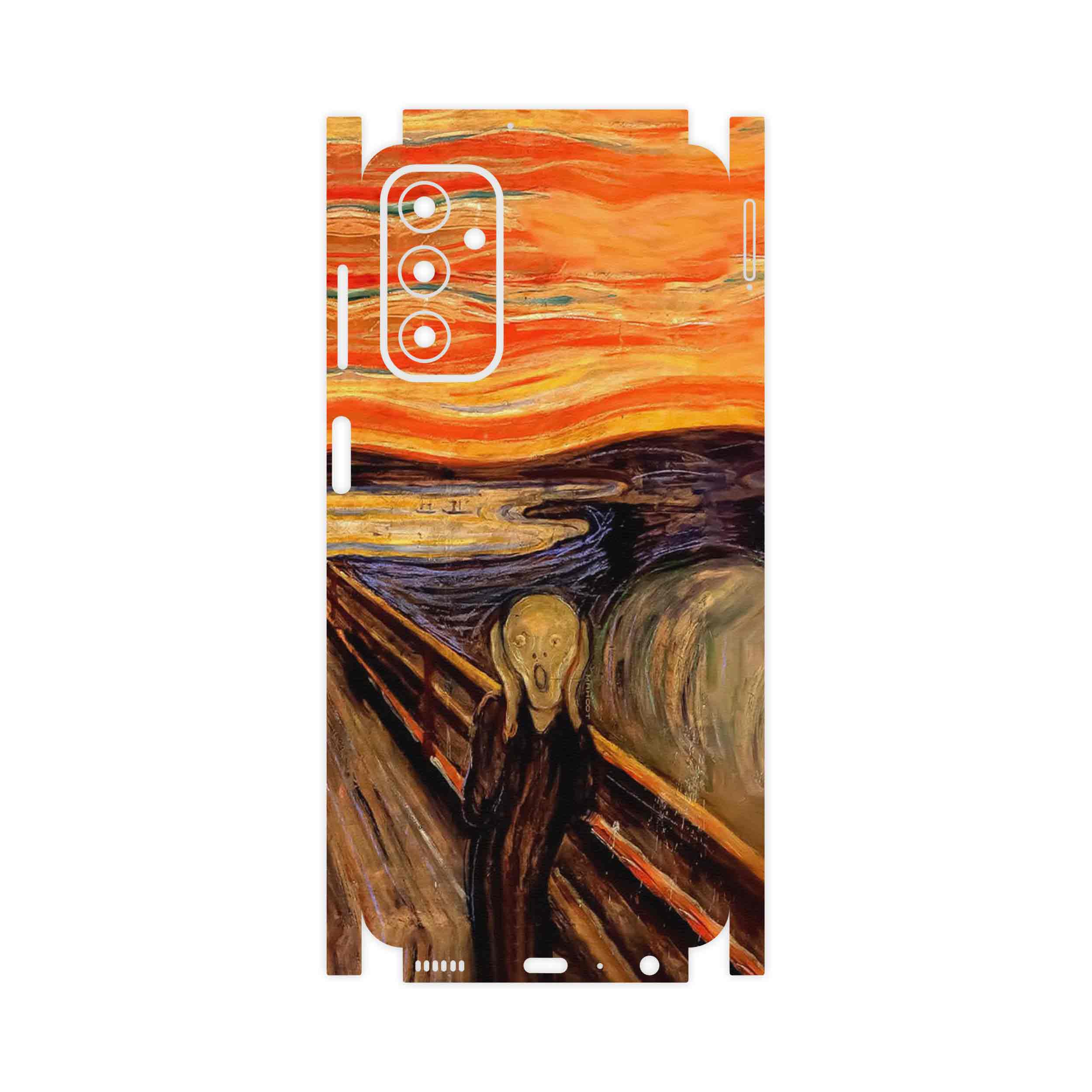 برچسب پوششی ماهوت مدل The Scream of Munch-FullSkin مناسب برای گوشی موبایل سامسونگ Galaxy M23