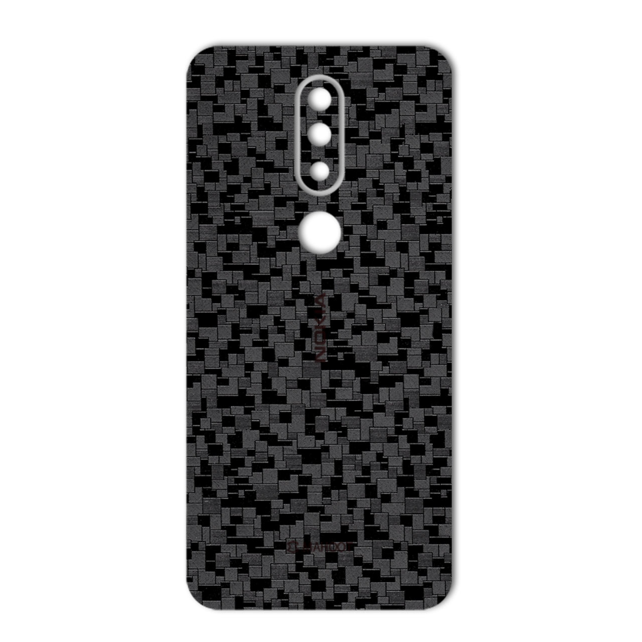 برچسب پوششی ماهوت مدل Silicon Texture مناسب برای گوشی موبایل Nokia 6.1 Plus-Nokia X6