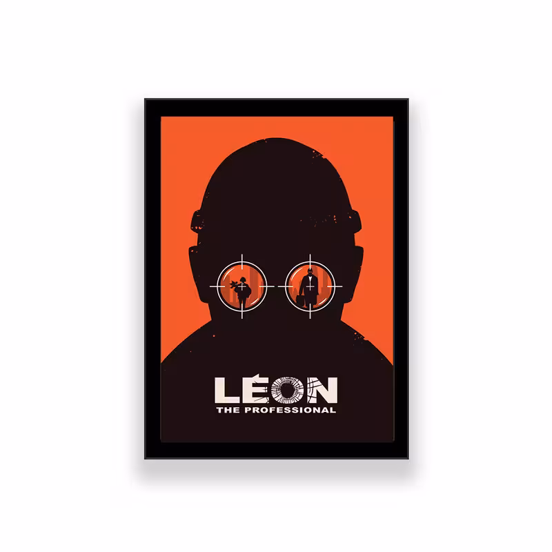 تابلو مدل Leon the professional | دنیای قاب