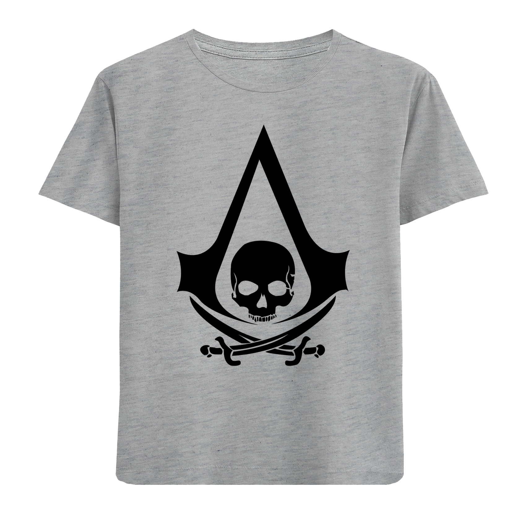 تی شرت آستین کوتاه بچگانه مدل اسکلت اساسین F746