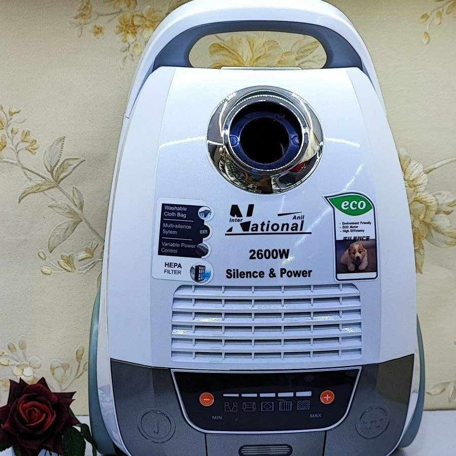 جارو برقی 2600 وات موتور گیربکسی سوپر سایلنت ناسیونال