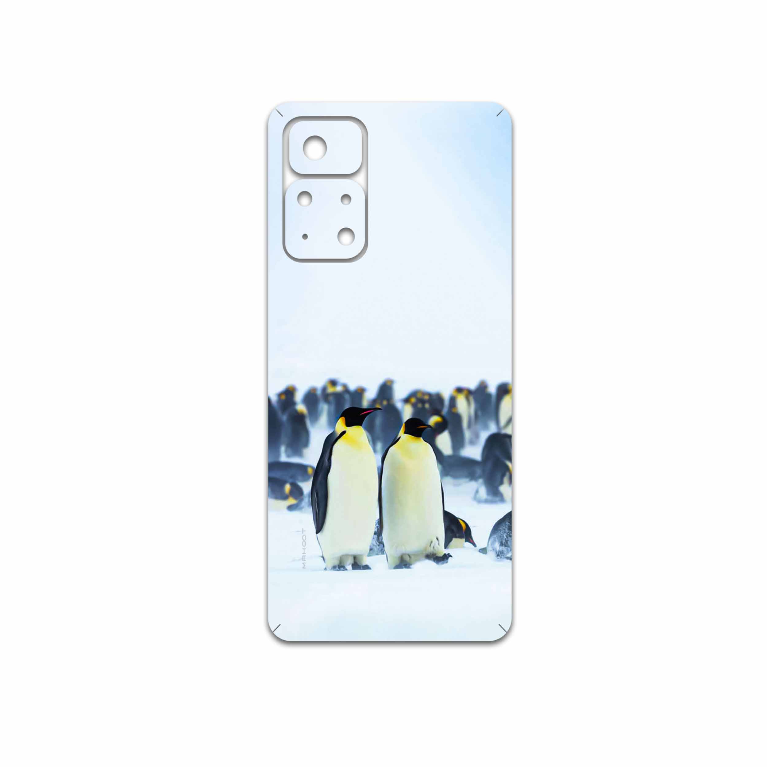برچسب پوششی ماهوت مدل Penguin مناسب برای گوشی موبایل شیائومی Poco M4 Pro 5G