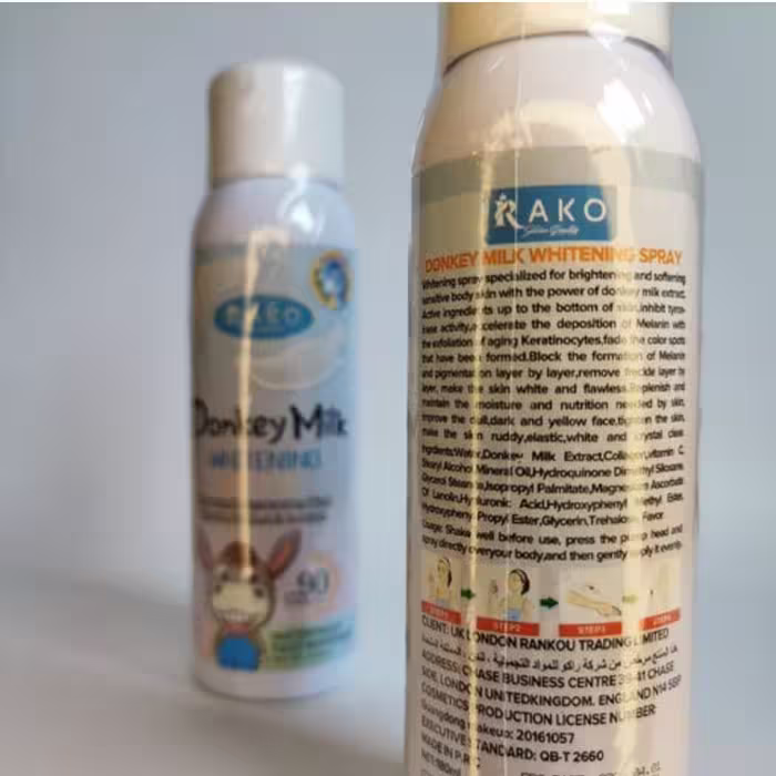 اسپری ضد آفتابspf 9 0 سفید کننده وحاوی عصاره شیرالاغ ( ارسال رایگان )