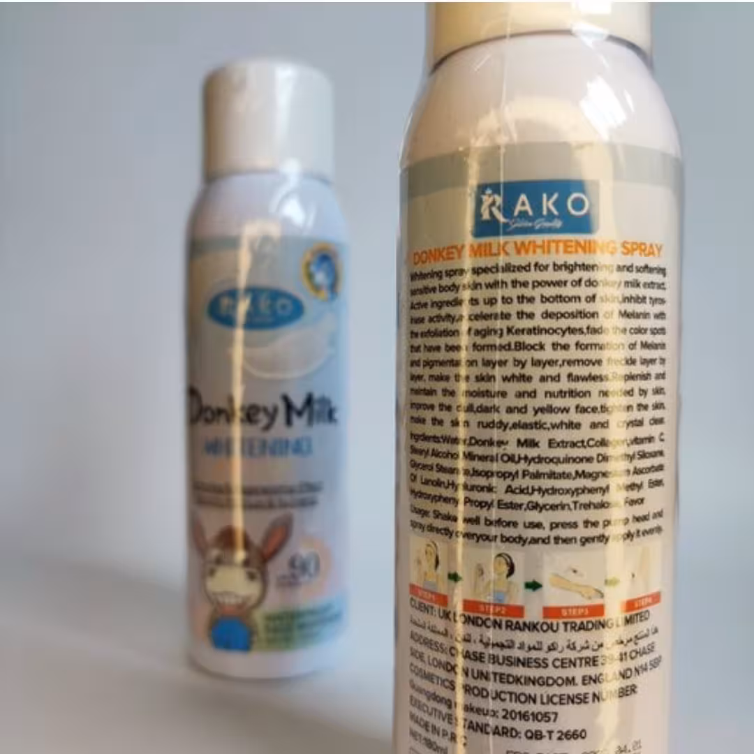 اسپری ضد آفتابspf 9 0 سفید کننده وحاوی عصاره شیرالاغ ( ارسال رایگان )
