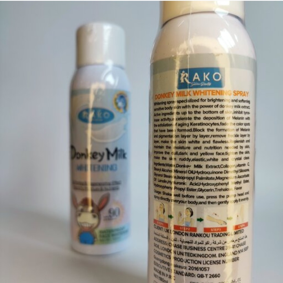 اسپری ضد آفتابspf 9 0 سفید کننده وحاوی عصاره شیرالاغ ( ارسال رایگان )