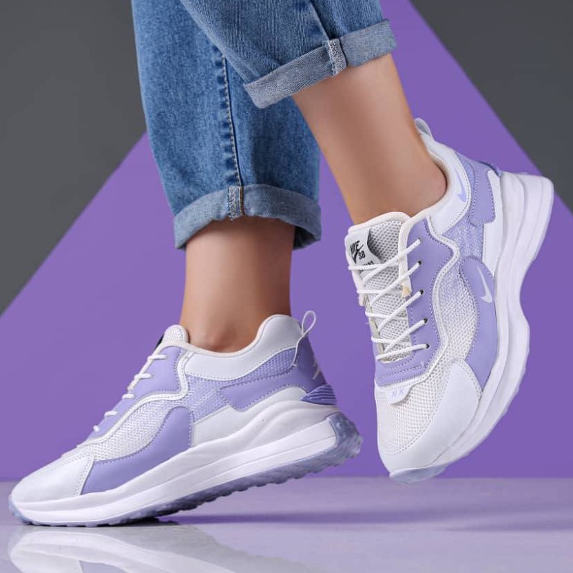 کتونی نایک سفید یاسی (ارسال رایگان)