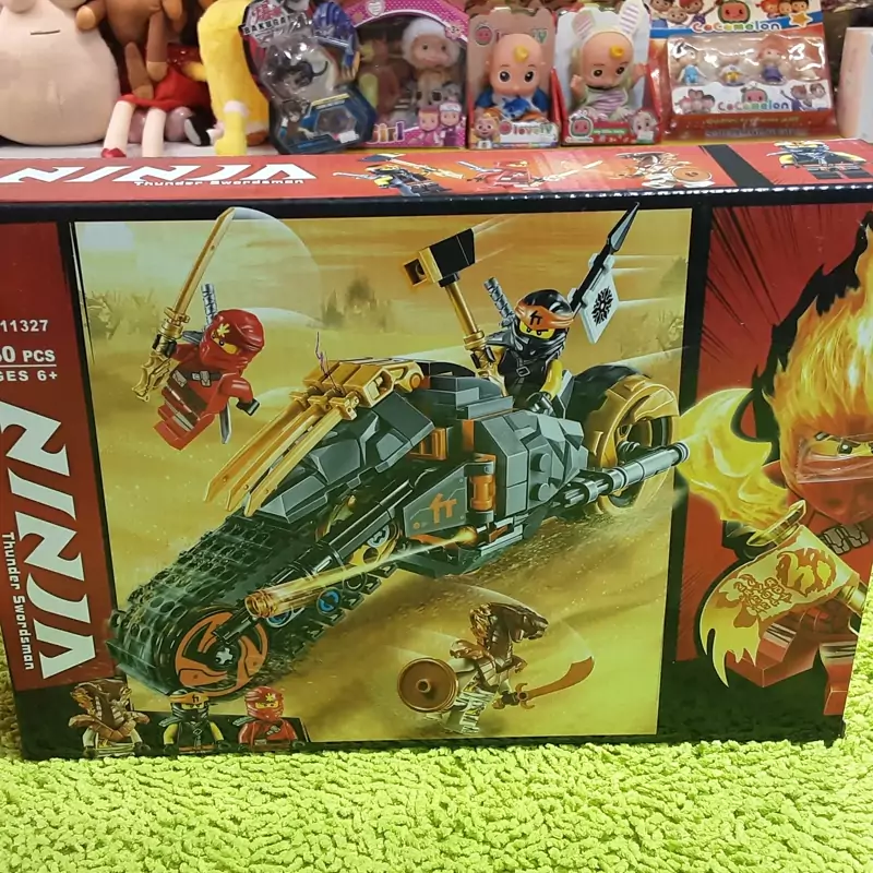 اسباب بازی لگو ساختنی لگو نینجا گو طرح موتور صحرای 230 تکه 3 عدد مینی فیگور