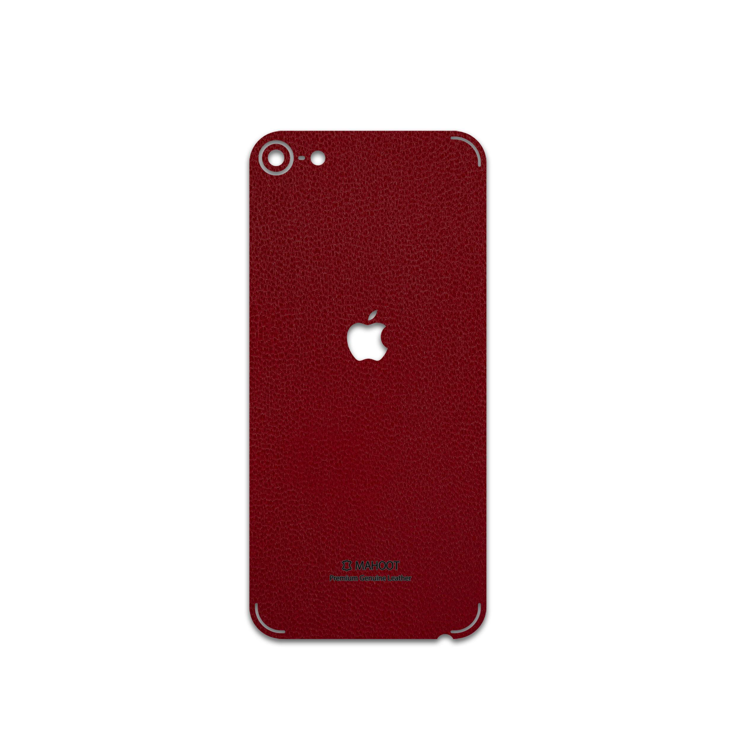 برچسب پوششی ماهوت مدل Red-Leather مناسب برای گوشی موبایل اپل iPod touch 6th Gen
