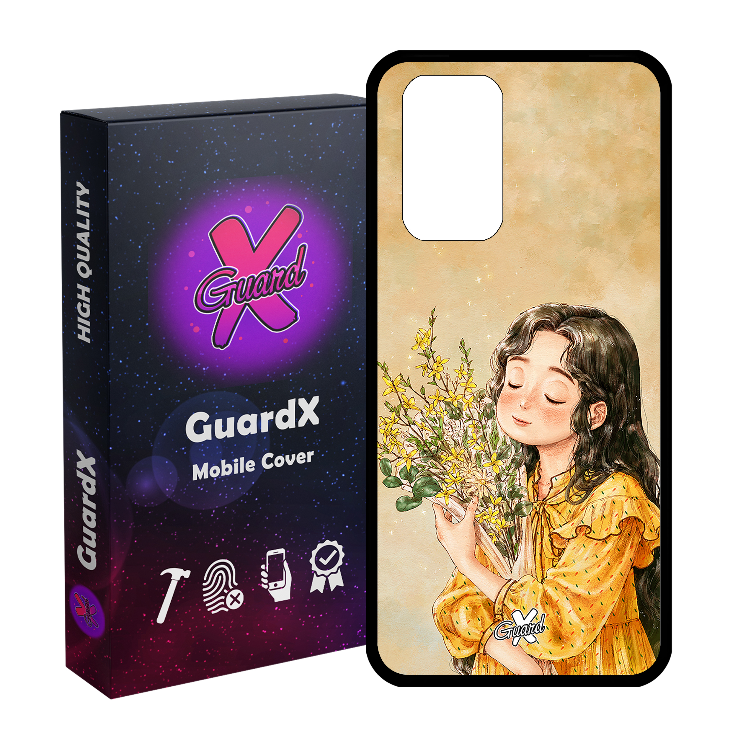 کاور گارد ایکس طرح دختر مدل Glass10232 مناسب برای گوشی موبایل شیائومی Redmi Note 10 Pro / Note 10 Pro Max