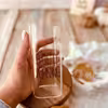 لیوان مدل پیرکس استوانه طرح گودمورنینگ کد 5406