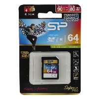 رم اس دی 64 گیگ سیلیکون پاور Silicon Power Superior Pro U3 C10 90MB/s