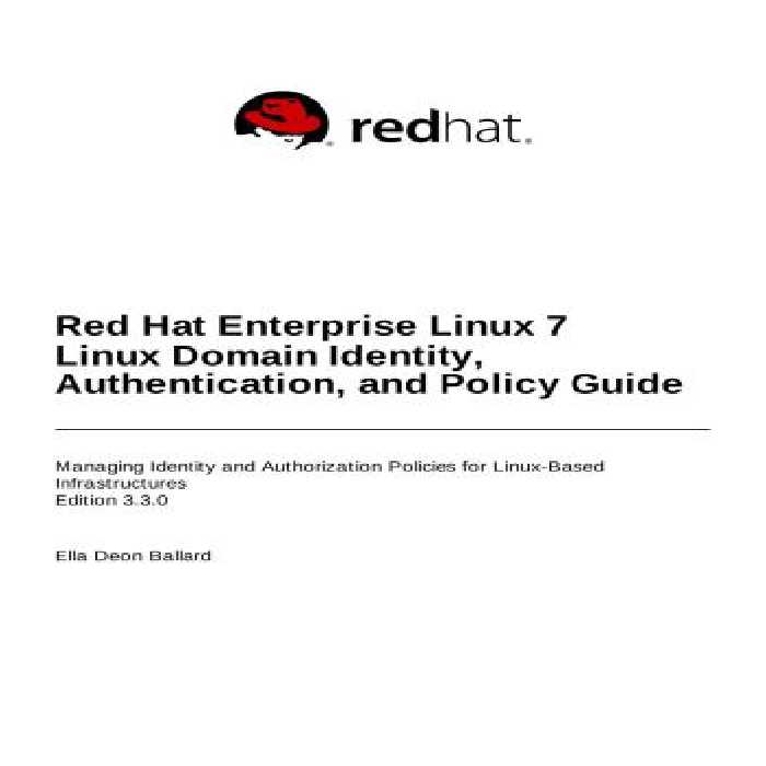 خرید و دانلود نسخه کامل کتاب Red Hat Enterprise Linux 7 Linux Domain Identity, Authentication, and Policy Guide