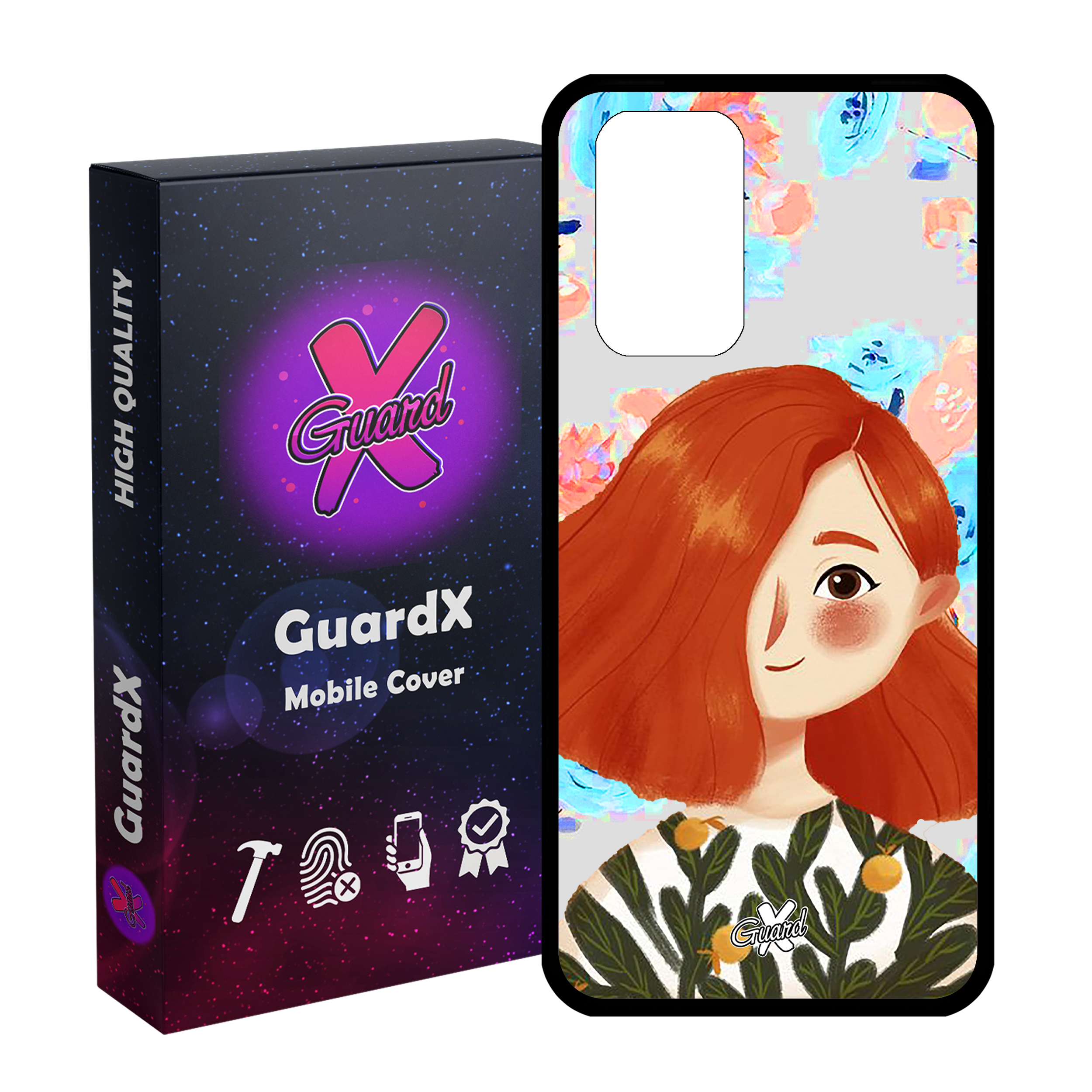 کاور گارد ایکس طرح دختر مدل Glass10324 مناسب برای گوشی موبایل شیائومی Redmi Note 10 Pro / Note 10 Pro Max