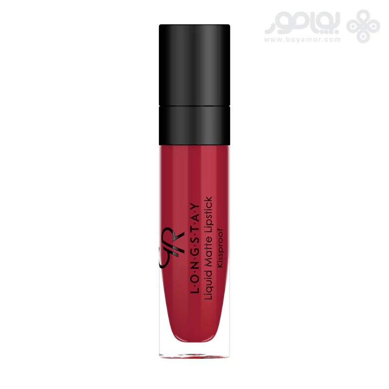 رژ لب مایع مات گلدن رز مدل LONG STAY شماره 30