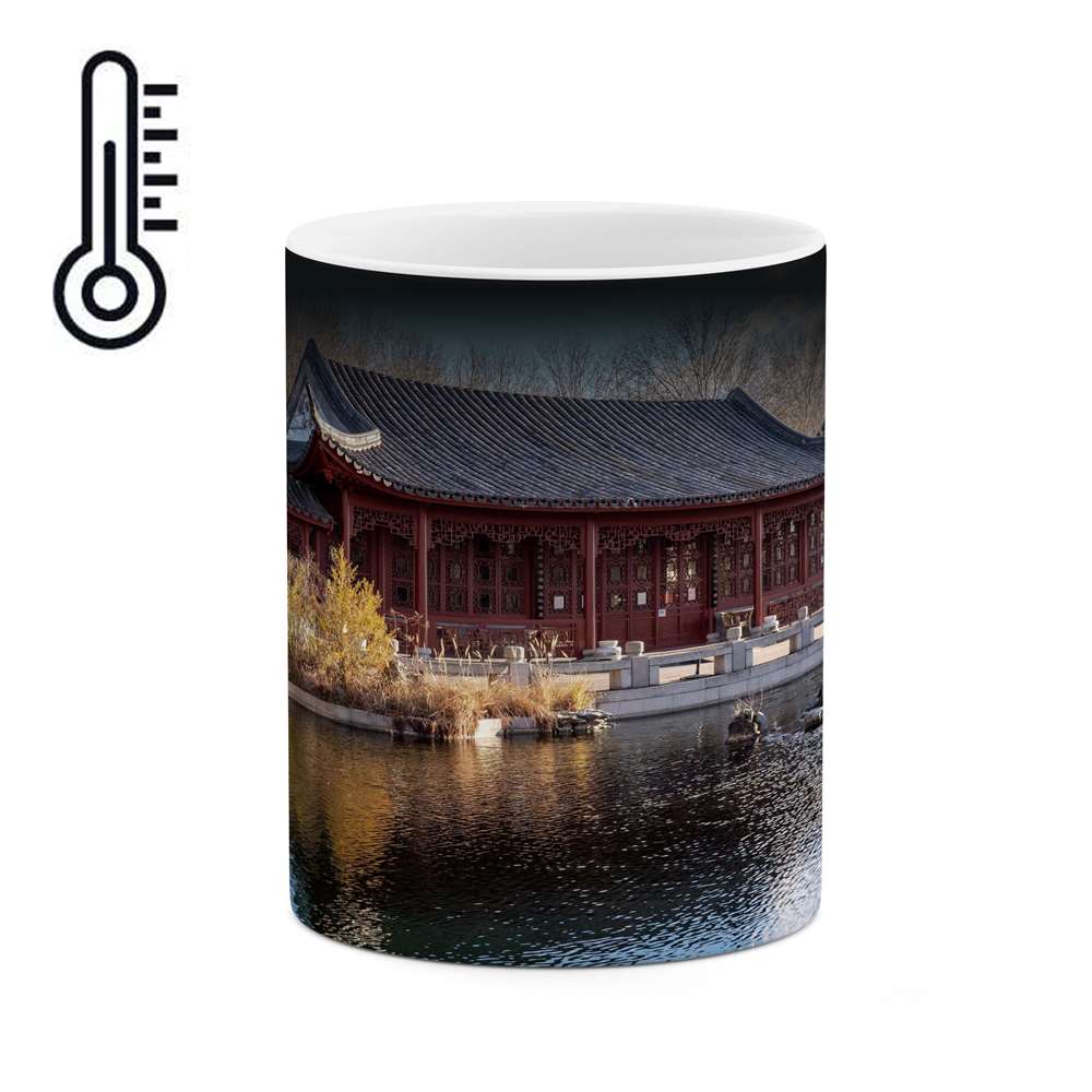 ماگ حرارتی کاکتی طرح منظره مدل mgh14231