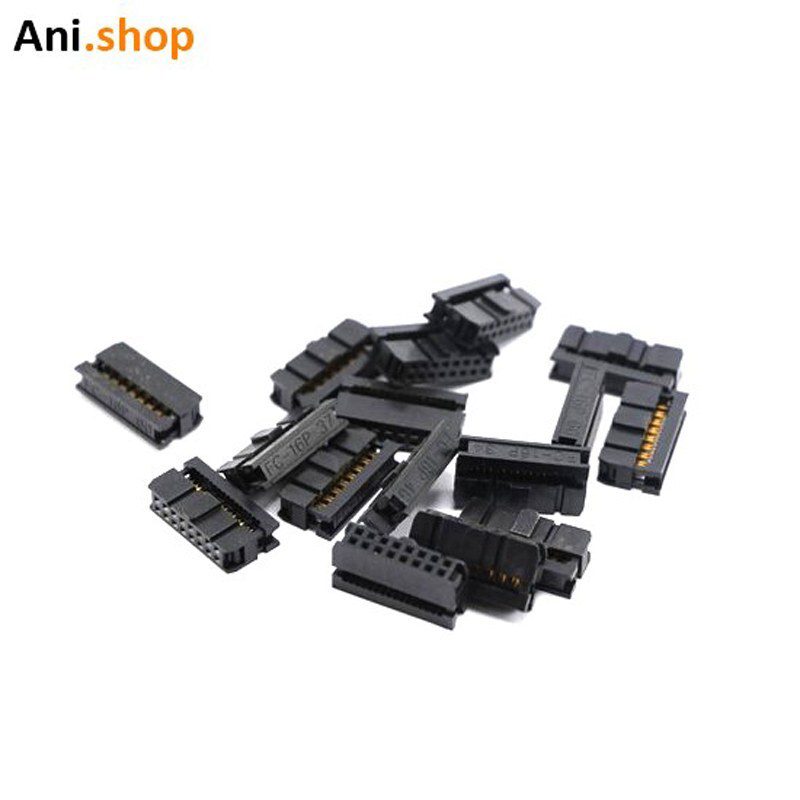سوکت 2×8 ADC (برای تابلو روان) 16 پین بسته 10 عددی