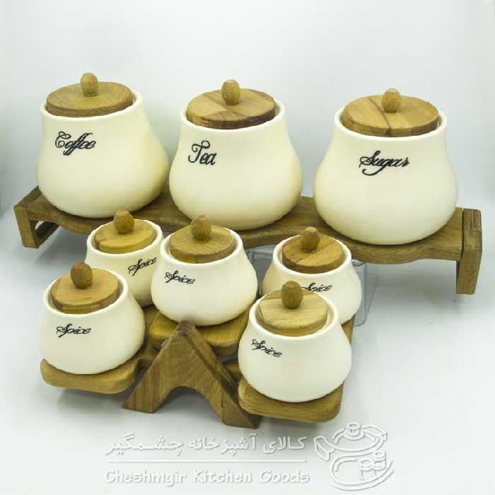 ست پا سماوری 8 پارچه مودنا سرامیکی امبیکو کد 1700253