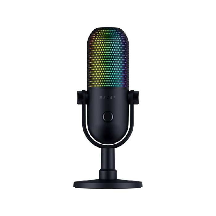 Razer Seiren V3 Chroma | ضبط حرفه‌ای با نورپردازی RGB