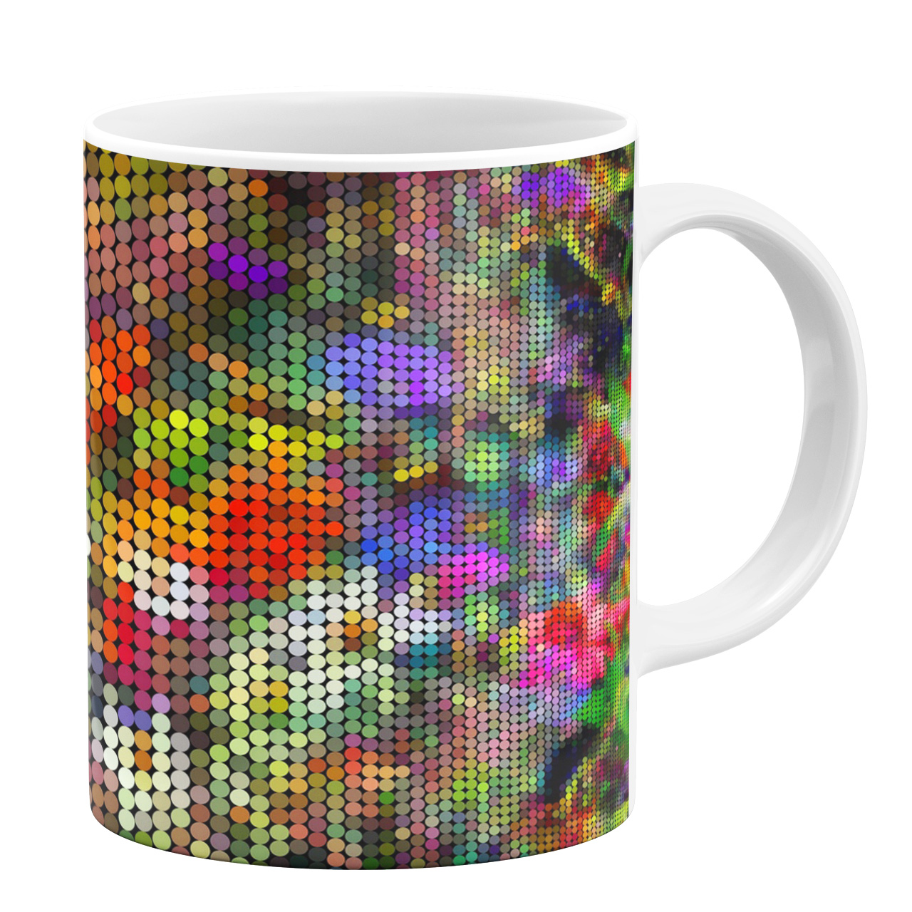 ماگ طرح رنگارنگ کد 11054094110