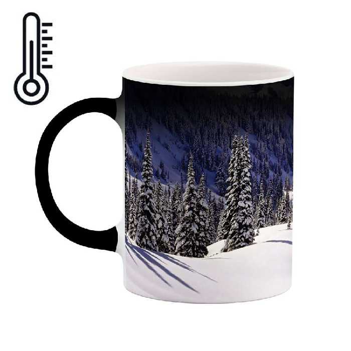 ماگ حرارتی طرح منظره برفی مدل mgh05187