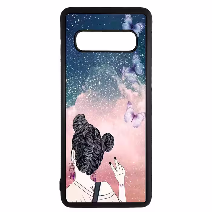 کاور طرح دختر کد 11050646 مناسب برای گوشی موبایل سامسونگ galaxy s10 plus