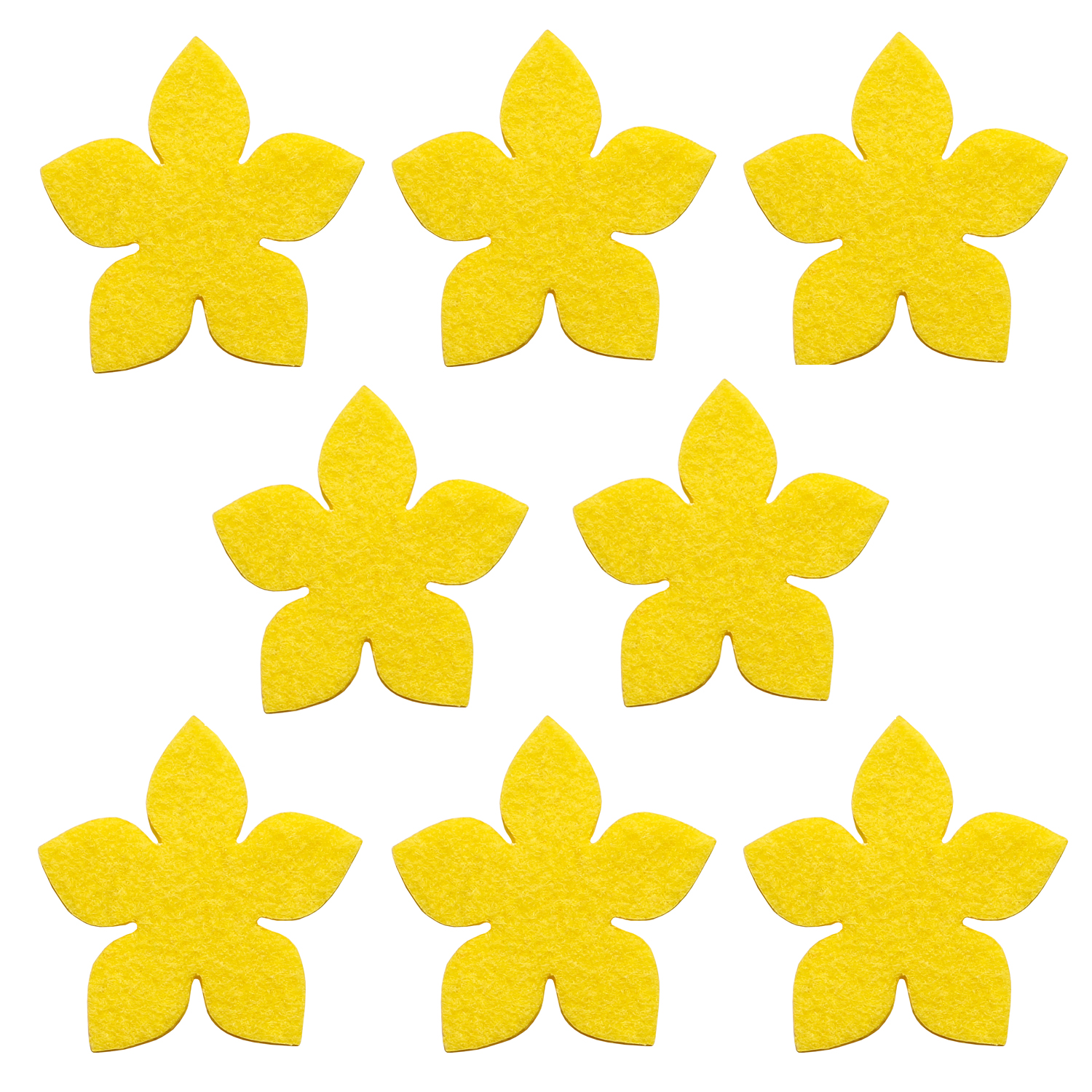  الگو نمد طرح گل لیلیوم مدل ONGLY08 بسته 8 عددی