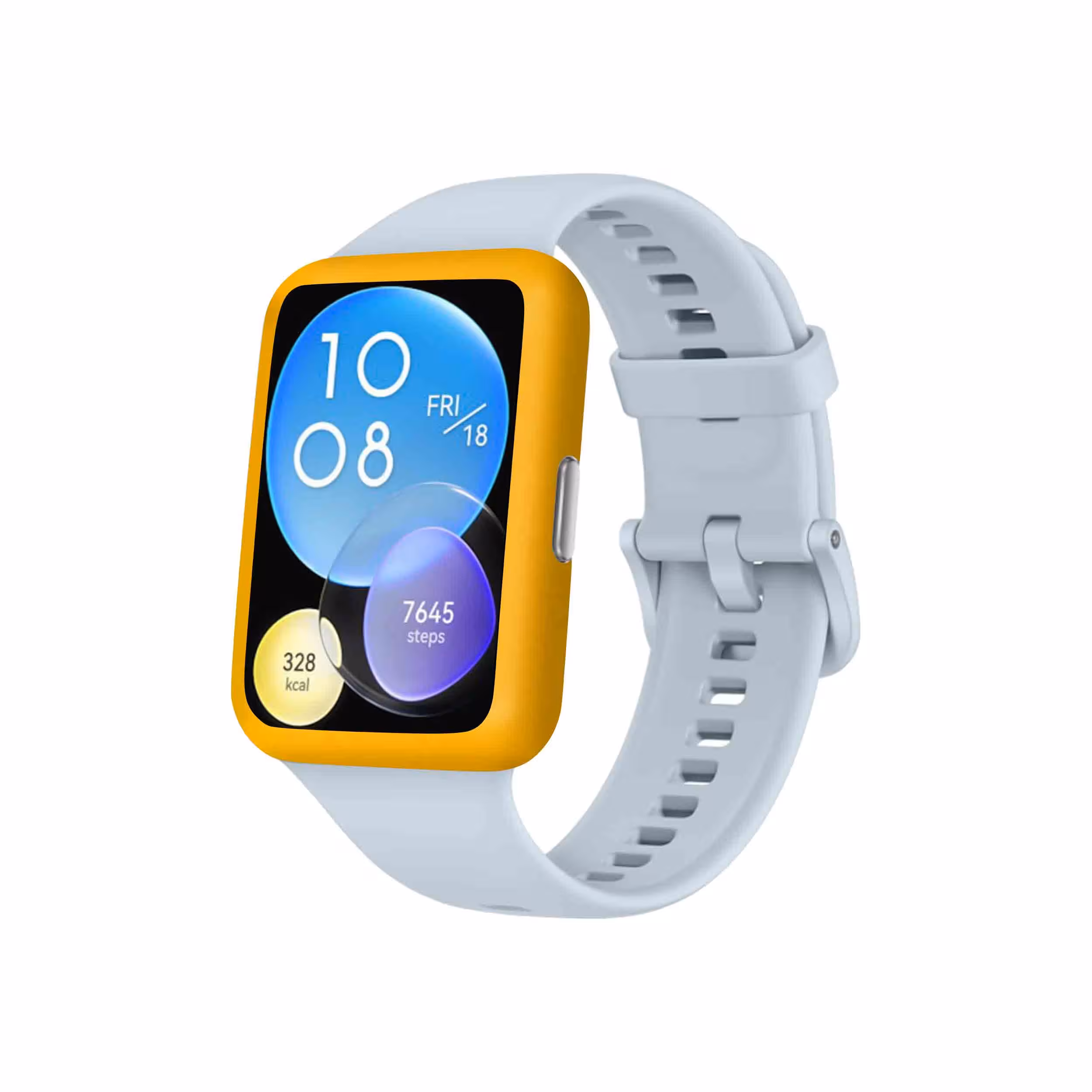 برچسب ماهوت طرح Matte-Deep-Mustard مناسب برای ساعت هوشمند هوآوی Watch Fit 2