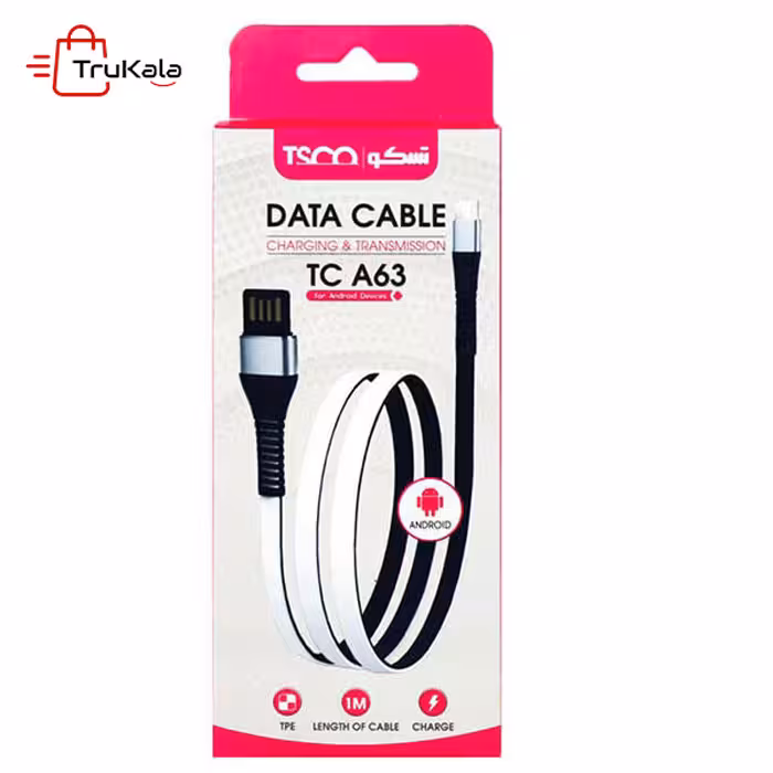 کابل میکرو یواس بی تسکو TSCO TC A63 microUSB