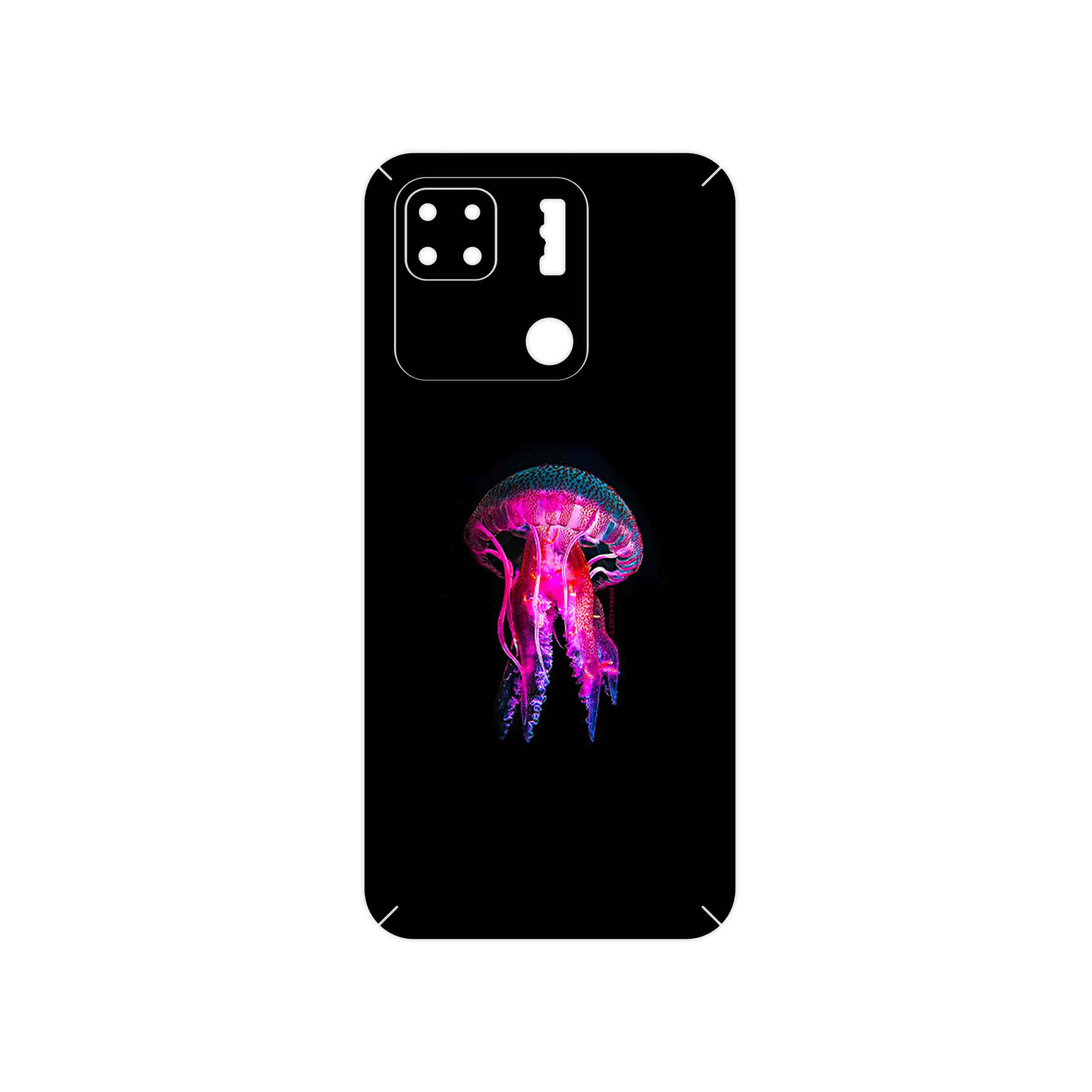 برچسب پوششی ماهوت مدل jellyfish مناسب برای گوشی موبایل شیائومی Redmi 10A