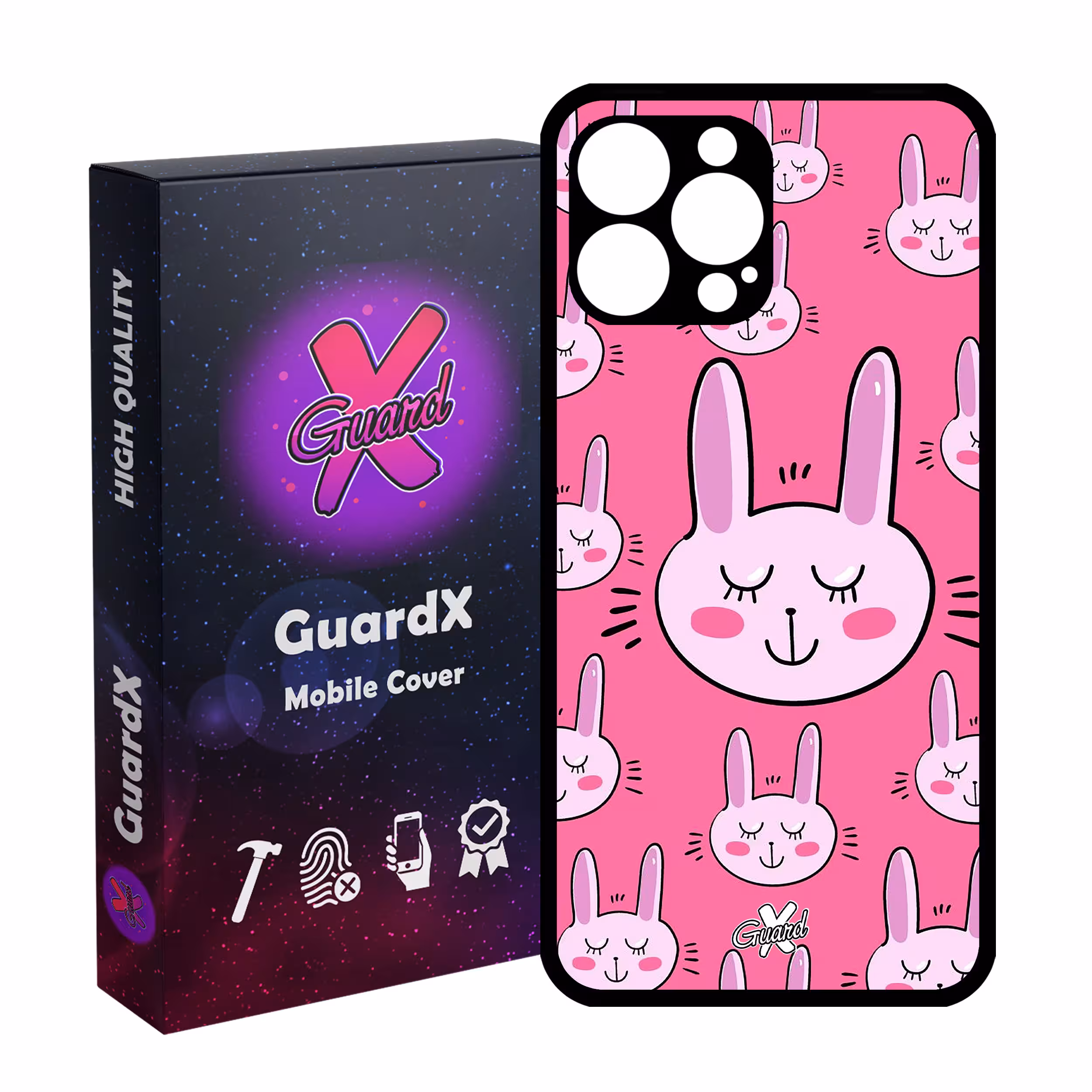 کاور گارد ایکس طرح Rabbit مدل Glass10135 مناسب برای گوشی موبایل اپل iPhone 13 Pro Max