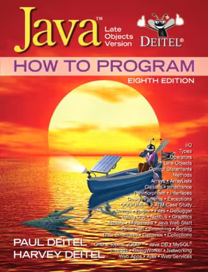 خرید و دانلود نسخه کامل کتاب Java: Late Objects Version, 8th Edition (How to Program)