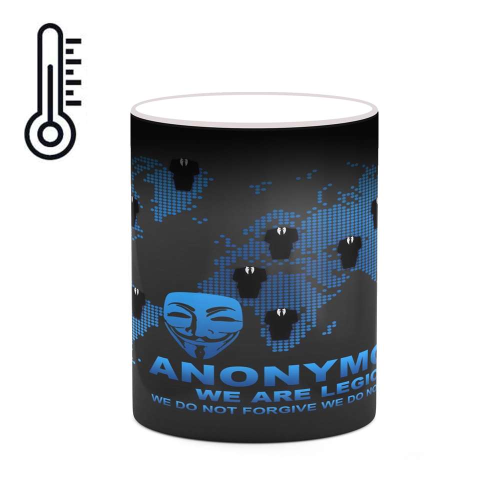 ماگ حرارتی کاکتی طرح Anonymous مدل mgh19305