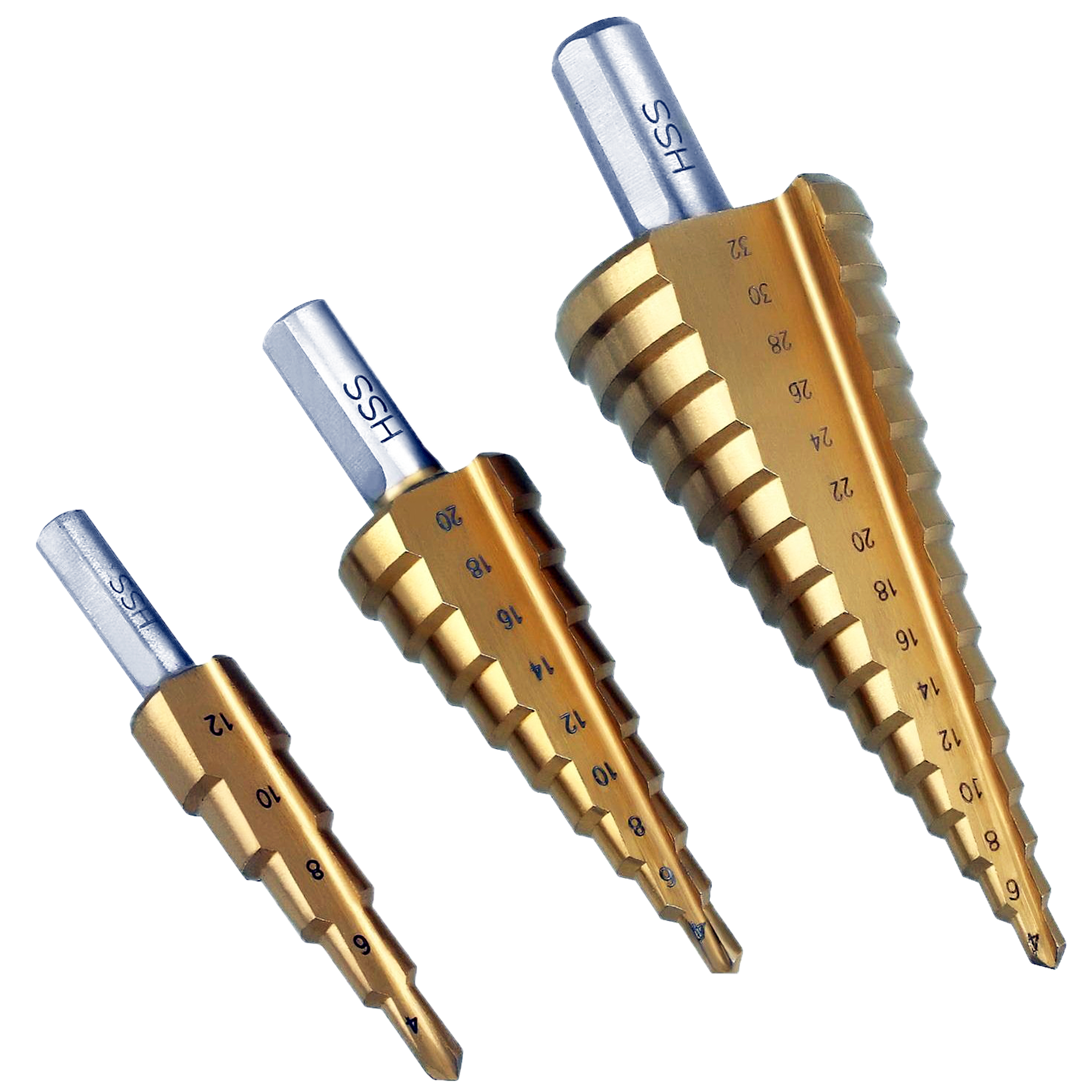 مجموعه 3 عددی مته پله ای کد 240