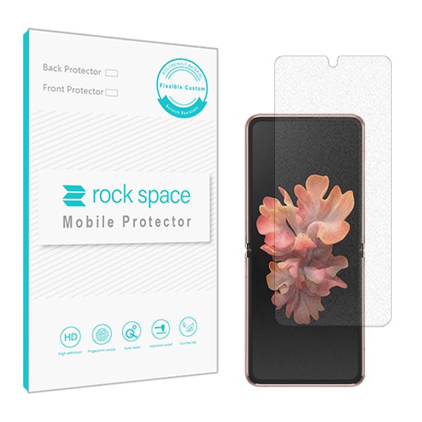 گلس سامسونگ Z Flip 5g مدل نانو هیدروژل گیمینگ برند راک اسپیس کد S