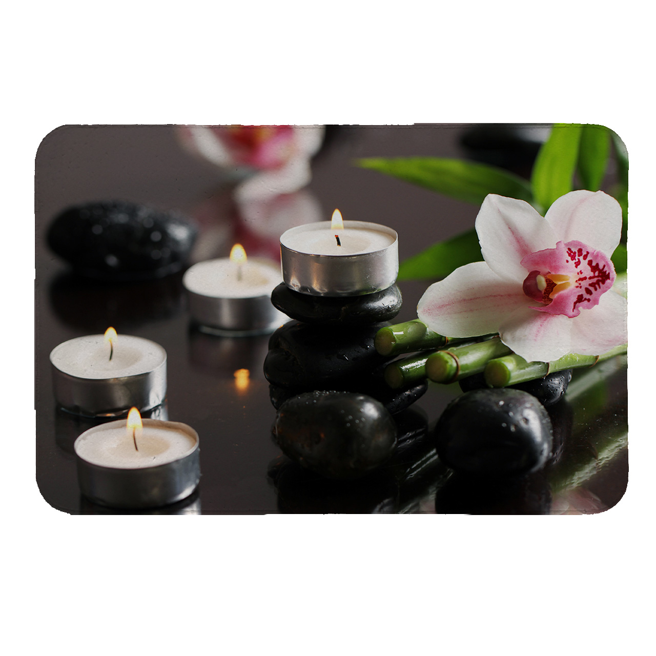 زیرقابلمه ای طرح شمع  کد 8444