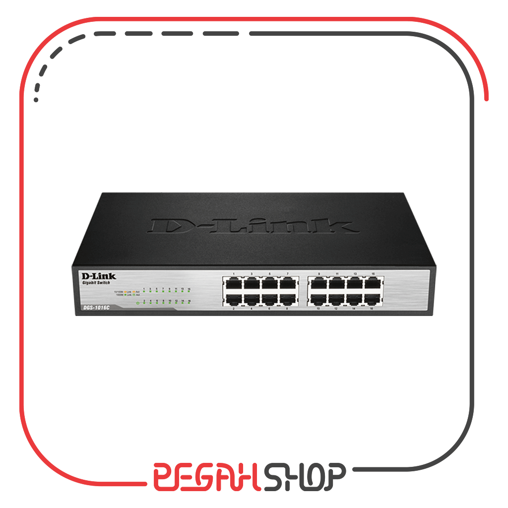 سوییچ 16 پورت برند D-Link مدل DGS-1016C