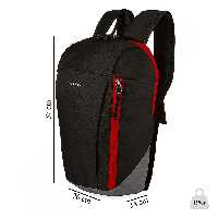 کوله پشتی 10 لیتری طرح ( کچوآ ) Quechua TFR ( مشکی - قرمز )