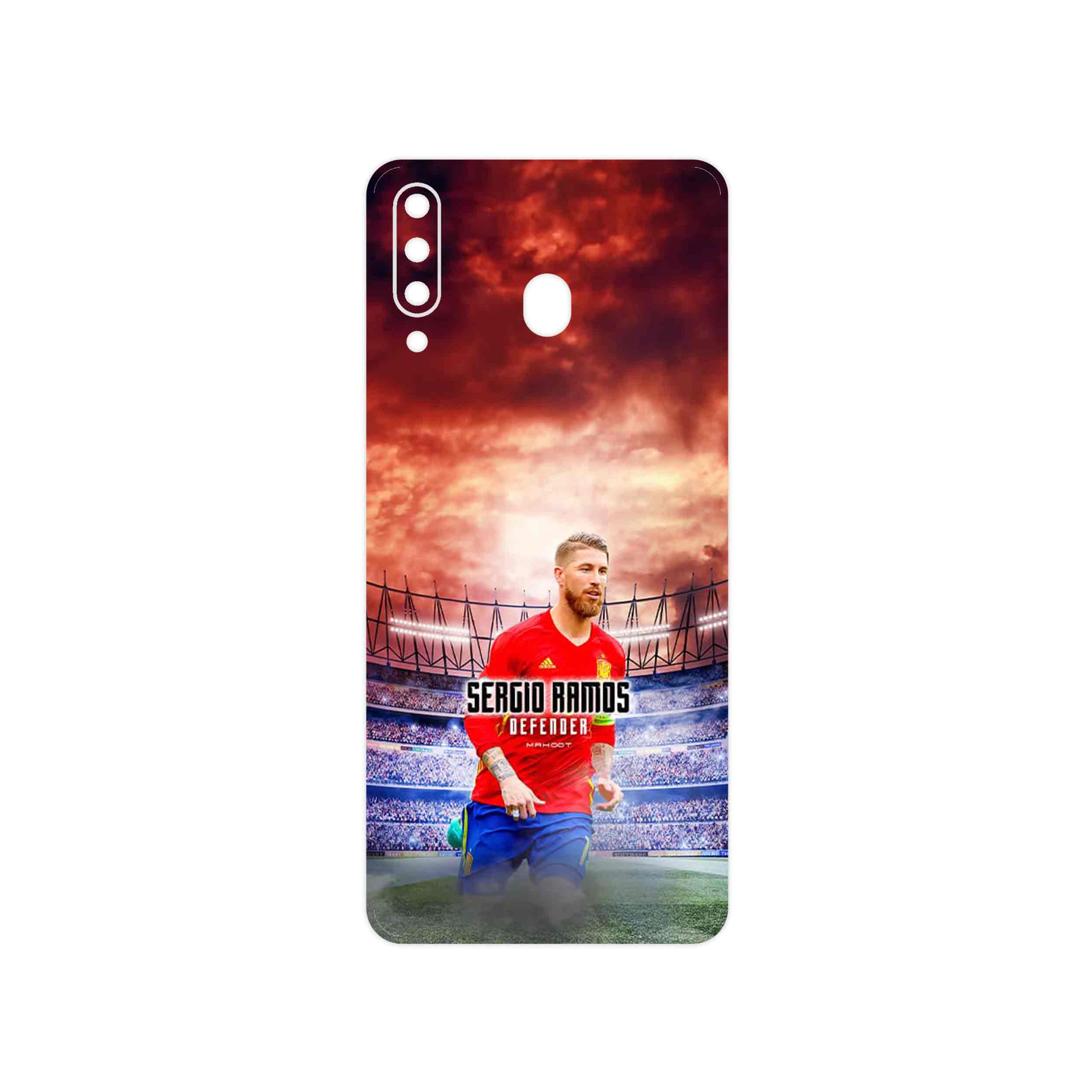 برچسب پوششی ماهوت مدل Sergio Ramos مناسب برای گوشی موبایل سامسونگ Galaxy M30