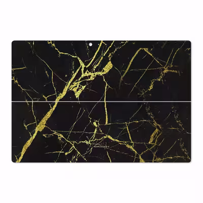 برچسب پوششی ماهوت مدل Graphite-Gold-Marble مناسب برای تبلت مایکروسافت Surface Pro 3 2014