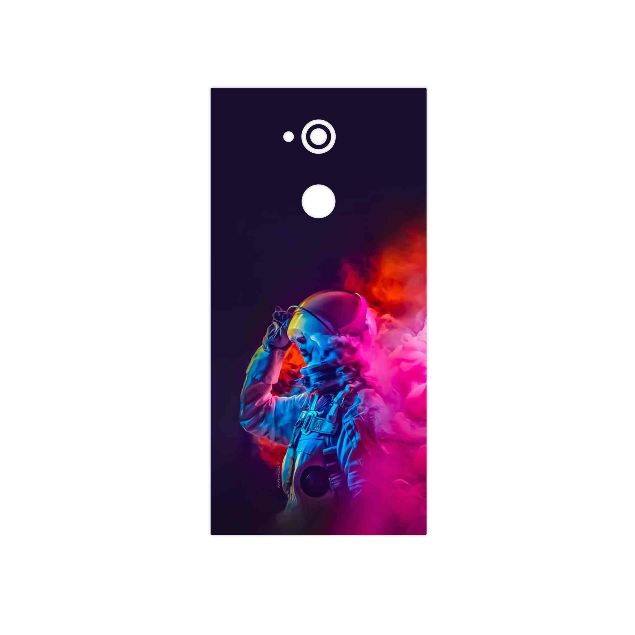 برچسب پوششی ماهوت مدل Smoke Rainbow Digital Art 1 مناسب برای گوشی موبایل سونی Xperia XA2 Ultra