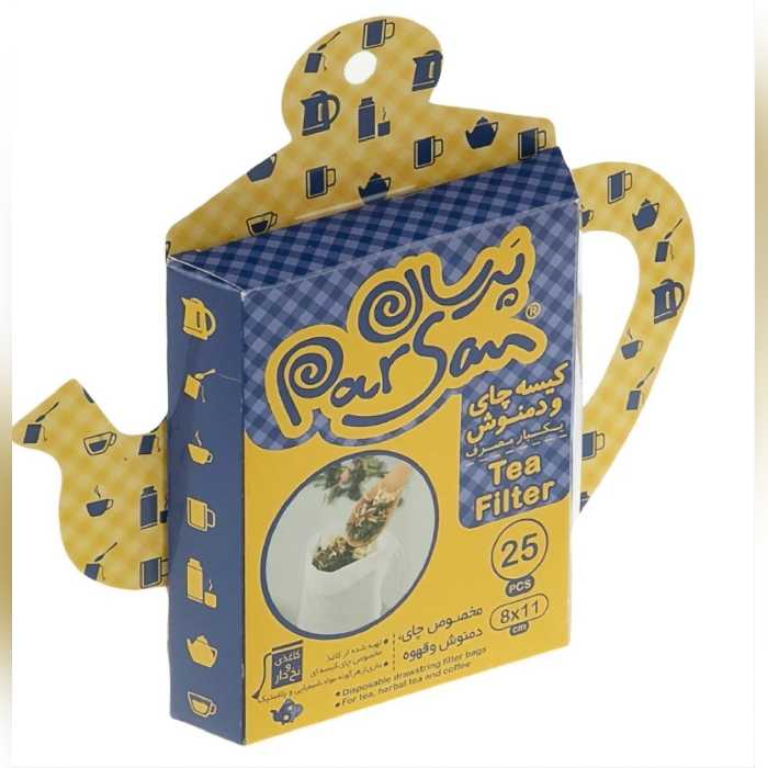 فیلتر چای و دمنوش یکبار مصرف پرسان