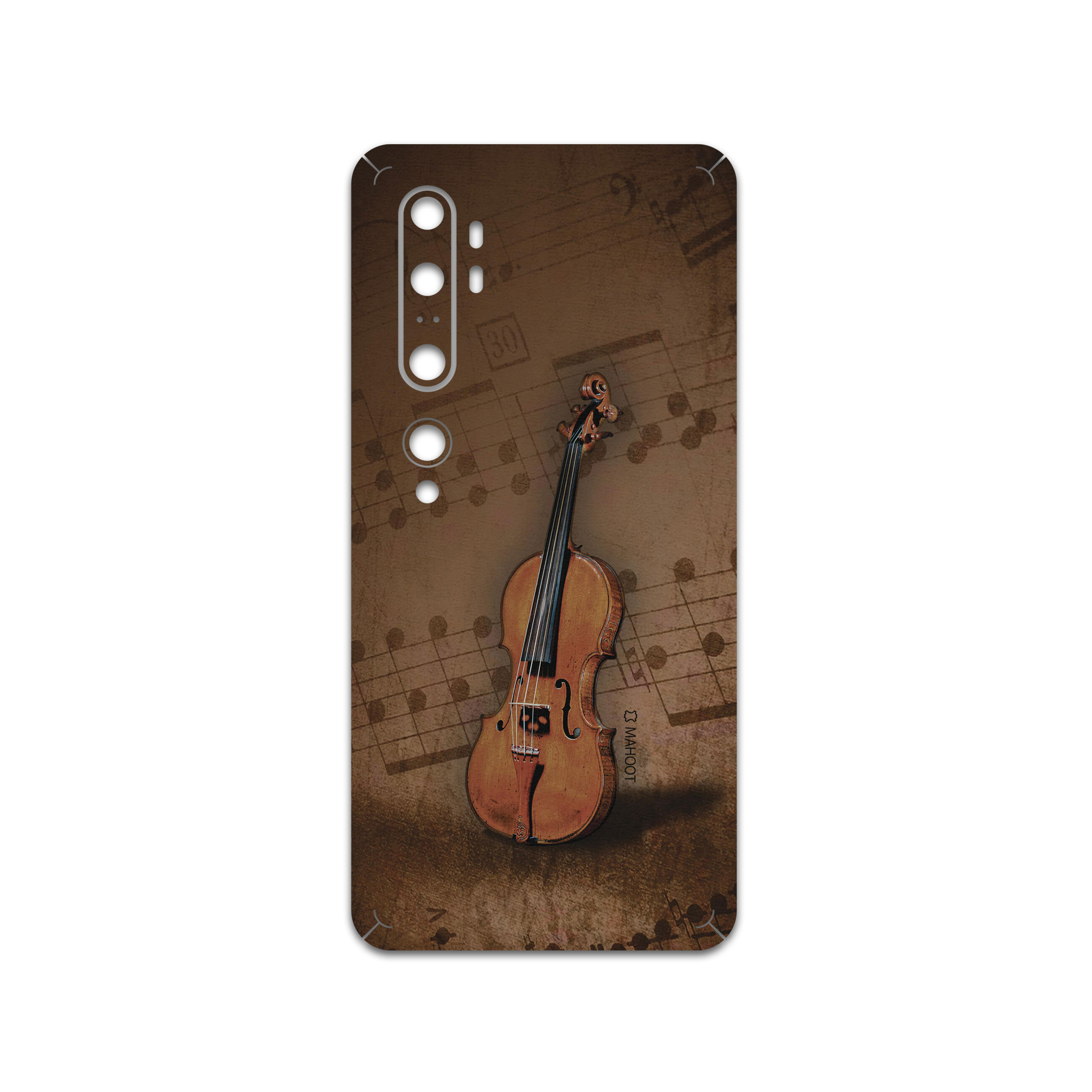 برچسب پوششی ماهوت مدل Violin-Instrument مناسب برای گوشی موبایل شیائومی Mi Note 10 Pro