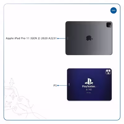 برچسب پوششی ماهوت مدل PS مناسب برای تبلت اپل iPad Pro 11 (GEN 2) 2020 A2231
