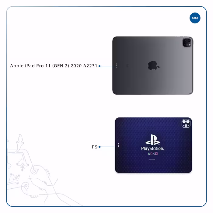 برچسب پوششی ماهوت مدل PS مناسب برای تبلت اپل iPad Pro 11 (GEN 2) 2020 A2231