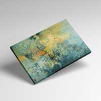 تابلو بوم تلفیقی نقاشیخط دیجیتال آرت گالری چارگوش  7563