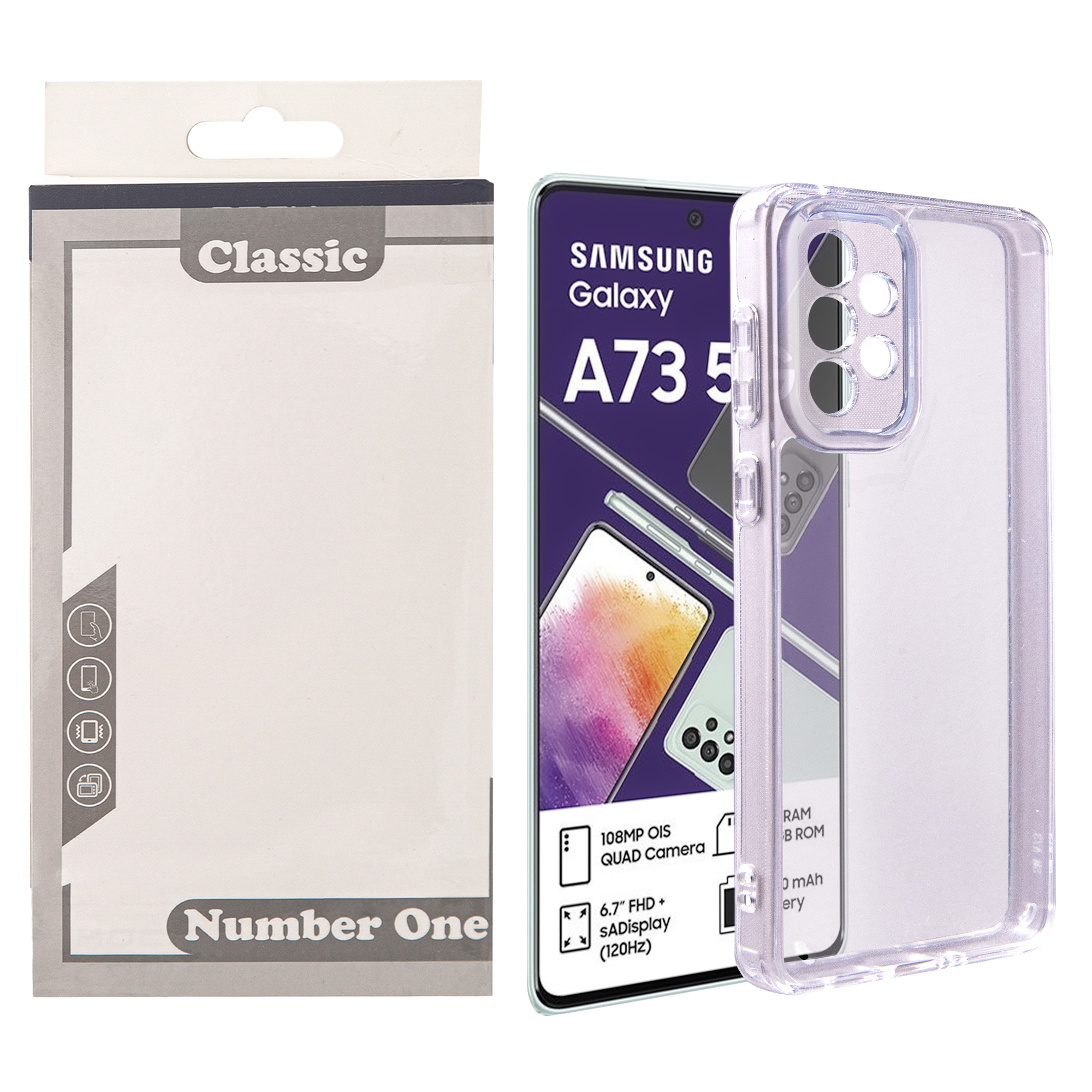 کاور کلاسیک مدل KHO.45 طرح شفاف مناسب برای گوشی موبایل سامسونگ GALAXY A32 5G