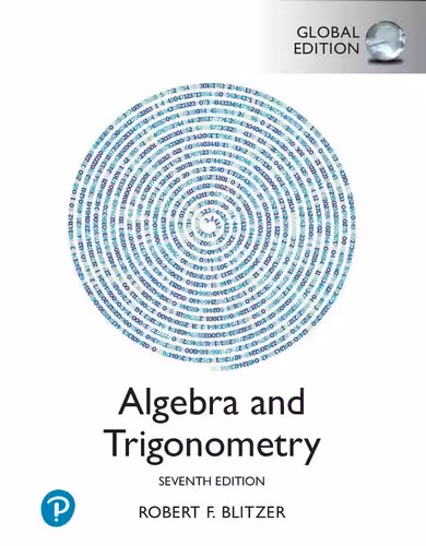 خرید و دانلود نسخه کامل کتاب Algebra and Trigonometry Global Ed