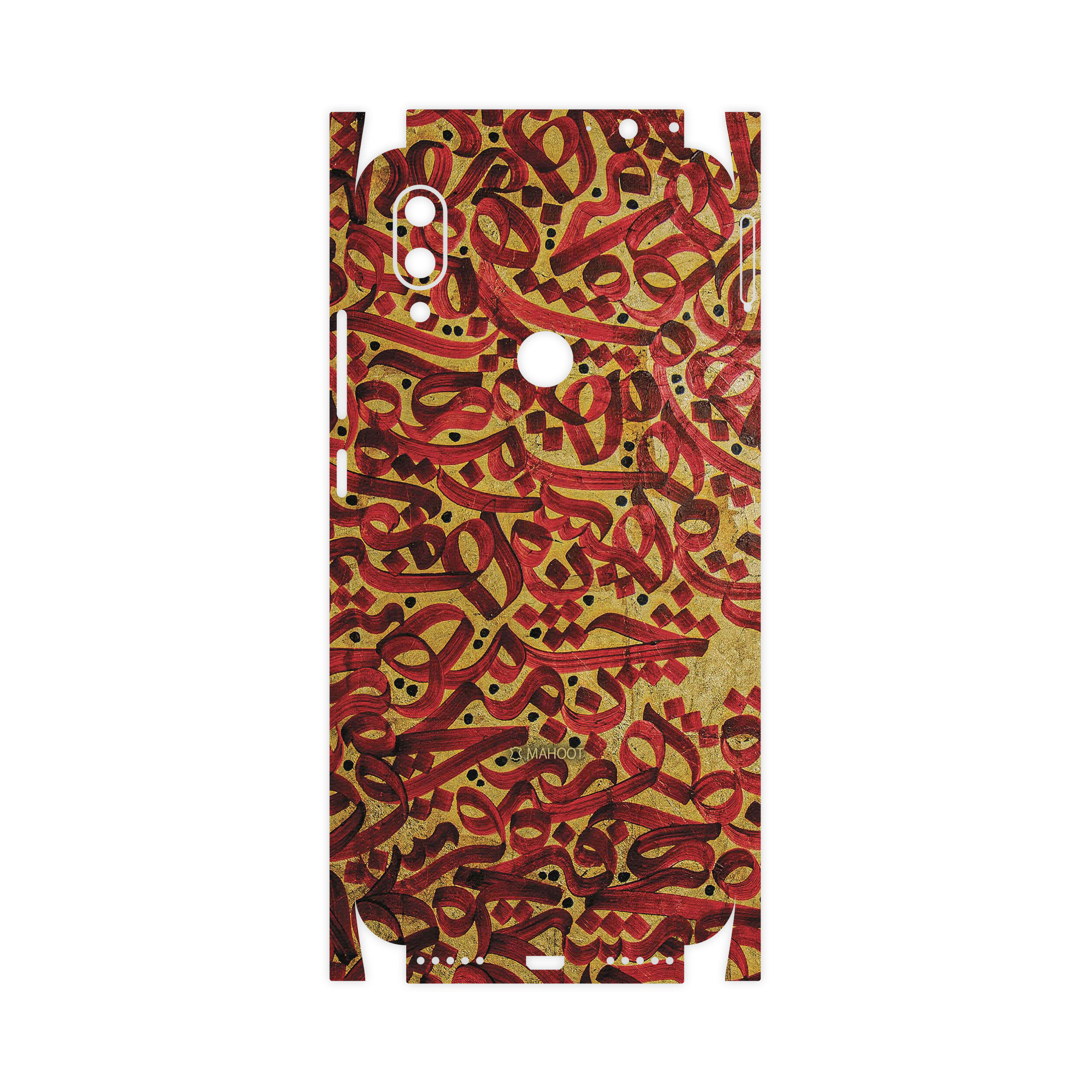 برچسب پوششی ماهوت مدل Nastaliq-6-FullSkin مناسب برای گوشی موبایل شیائومی Redmi 7